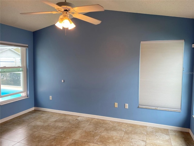1210 Etchfield Cir, Brandon, FL 33511 - unfurnished room featuring a ceiling fan and a textured ceiling