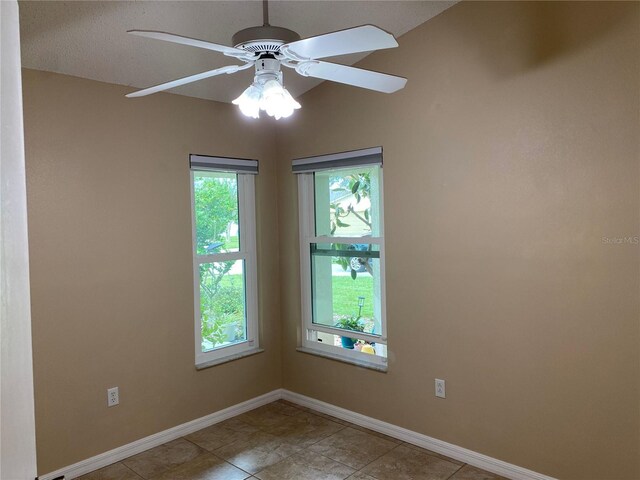 1210 Etchfield Cir, Brandon, FL 33511 - spare room with ceiling fan and light tile patterned floors