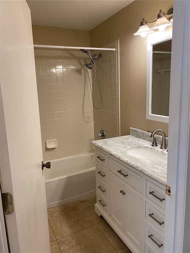 1210 Etchfield Cir, Brandon, FL 33511 - full bath with vanity, shower / washtub combination, and tile patterned floors