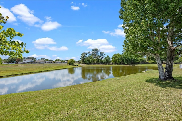 view of water feature