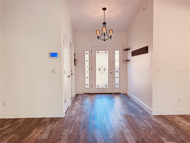 7808 The Esplanade Ct, Orlando, FL 32836 - foyer entrance with wood finished floors and a chandelier