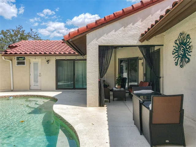 7808 The Esplanade Ct, Orlando, FL 32836 - outdoor pool with a patio area and outdoor lounge area
