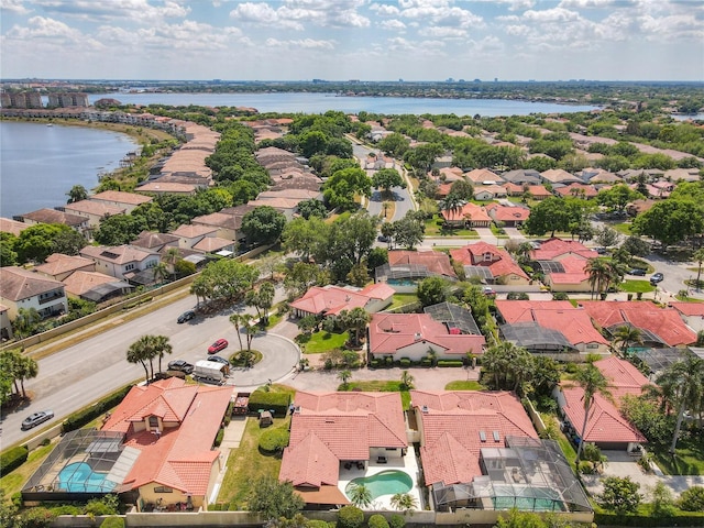 7808 The Esplanade Ct, Orlando, FL 32836 - aerial view of residential area with a large body of water
