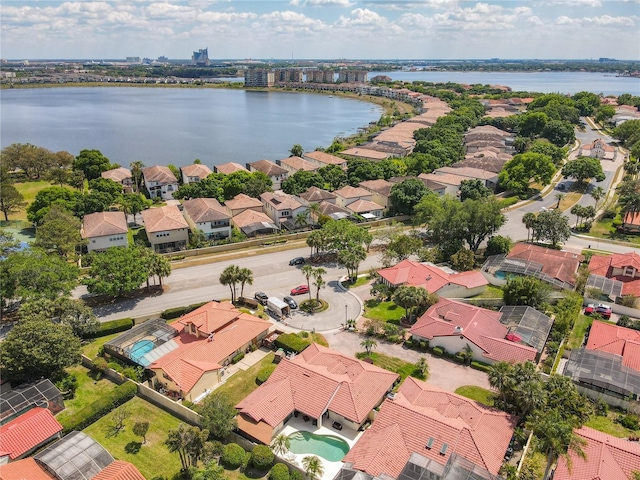 7808 The Esplanade Ct, Orlando, FL 32836 - aerial perspective of suburban area featuring a nearby body of water