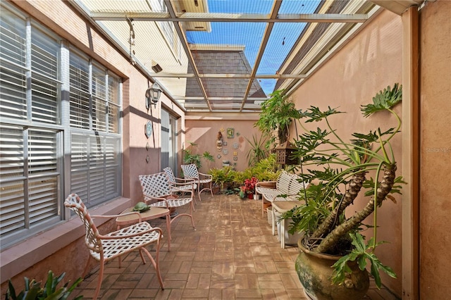 908 Hillary Ct Unit 15, Orlando, FL 32804 - view of patio / terrace with glass enclosure