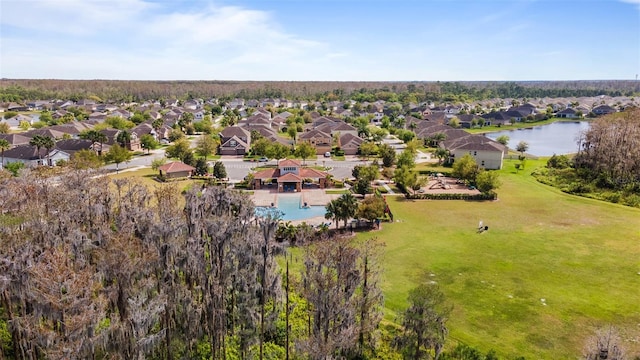 3936 Parkhouse Dr, Orlando, FL 32824 - birds eye view of property featuring a water view and a residential view