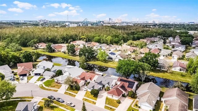 5813 Parkview Point Dr, Orlando, FL 32821 - aerial view with a residential view and a water view