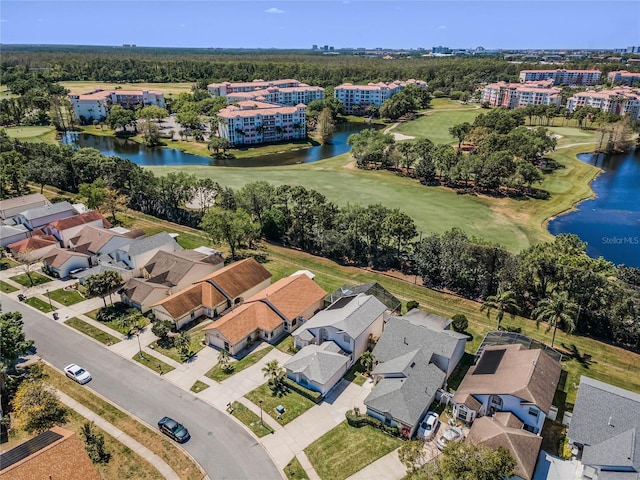 5813 Parkview Point Dr, Orlando, FL 32821 - bird's eye view with golf course view and a water view