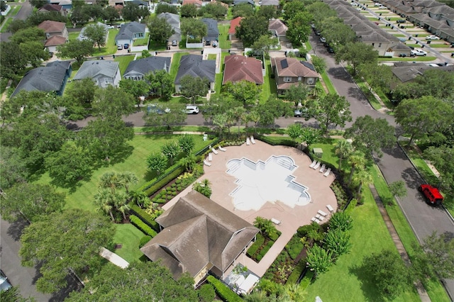 bird's eye view featuring a residential view
