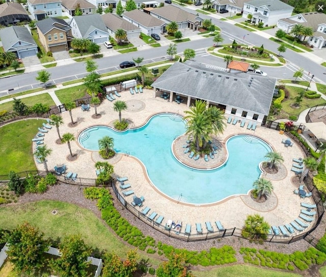 3043 Beaver Creek Dr, Kissimmee, FL 34746 - view of swimming pool with a residential view