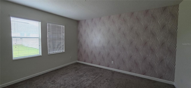 3043 Beaver Creek Dr, Kissimmee, FL 34746 - carpeted spare room with baseboards and a textured ceiling