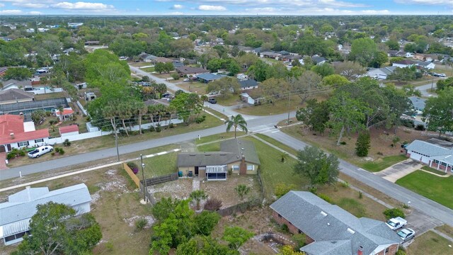 drone / aerial view featuring a residential view