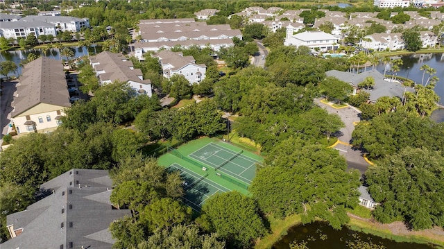 5136 Park Central Dr Unit 212, Orlando, FL 32839 - aerial view featuring a water view and a residential view