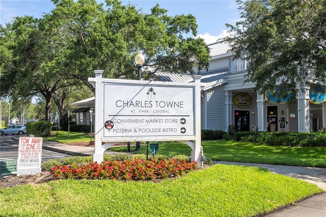 5136 Park Central Dr Unit 212, Orlando, FL 32839 - community sign with a lawn