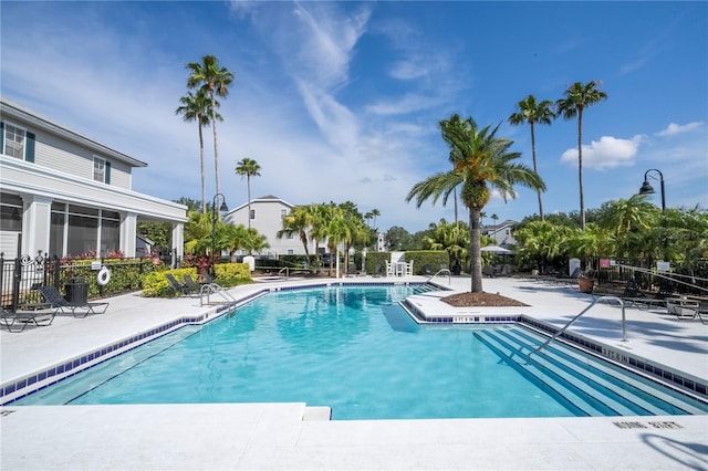 5136 Park Central Dr Unit 212, Orlando, FL 32839 - pool with a patio area and fence