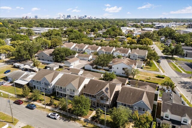 drone / aerial view featuring a residential view