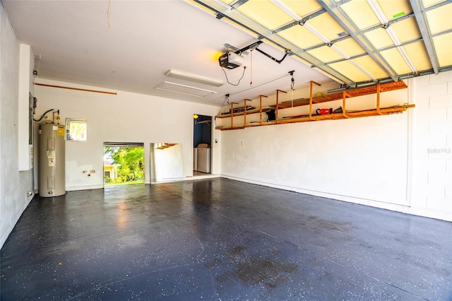 151 Bell Tower Xing W, Kissimmee, FL 34759 - garage with electric water heater and a garage door opener