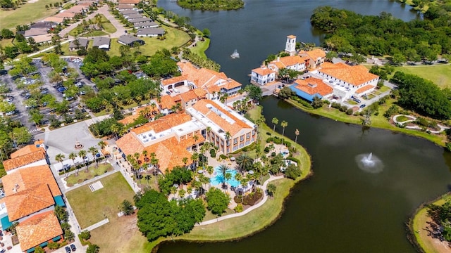 151 Bell Tower Xing W, Kissimmee, FL 34759 - aerial view of property and surrounding area featuring a large body of water