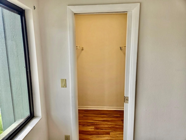 5 Buck Cir # B5, Haines City, FL 33844 - corridor featuring wood finished floors and baseboards