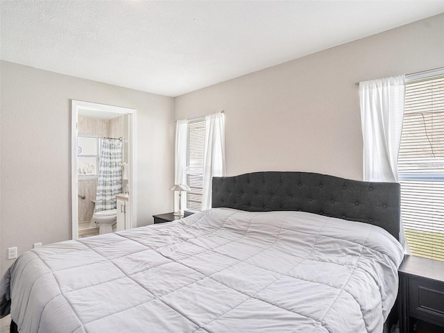 bedroom with ensuite bath