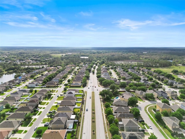 drone / aerial view featuring a residential view