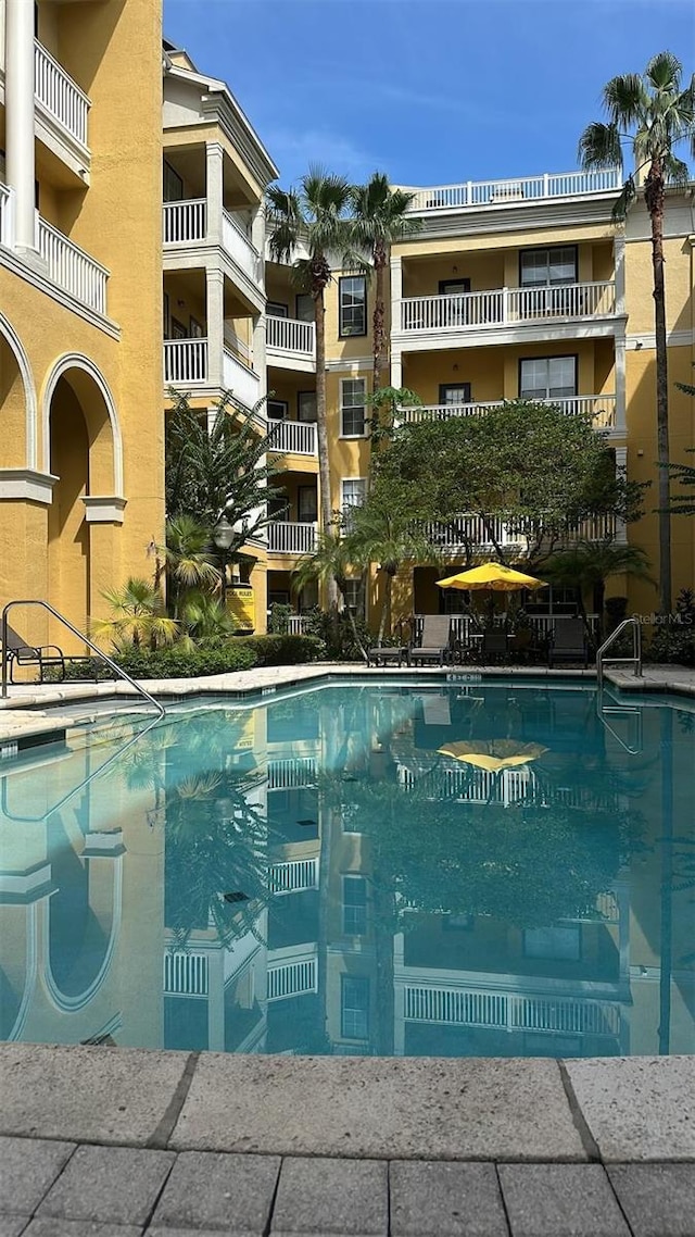 view of pool
