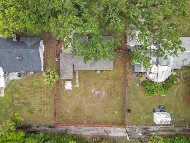 aerial view of property's location with property parcel outlined