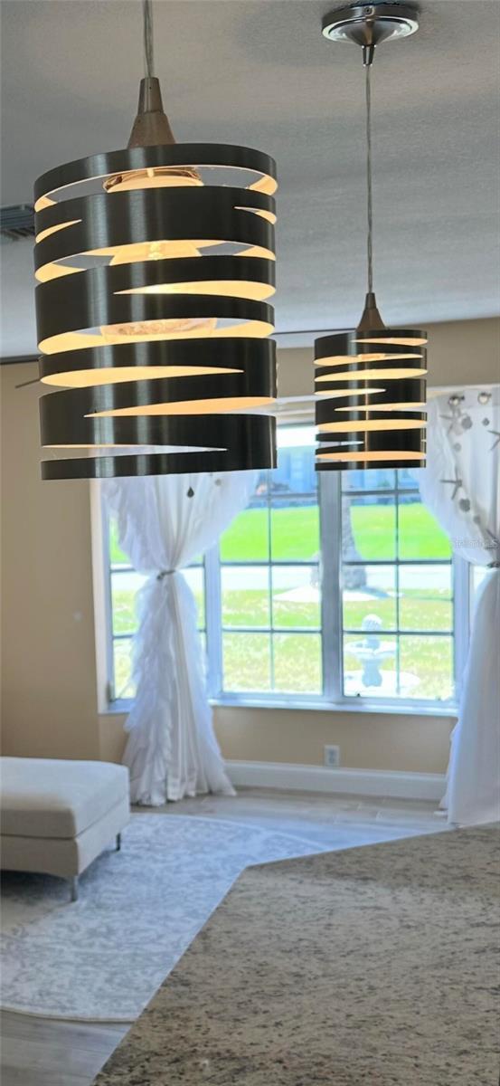 detailed view of baseboards and wood finished floors