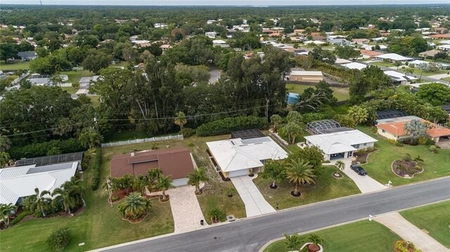 aerial perspective of suburban area