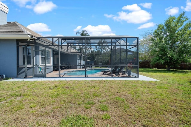 10662 Woodchase Cir, Orlando, FL 32836 - exterior space with an outdoor pool, a lanai, and a patio area