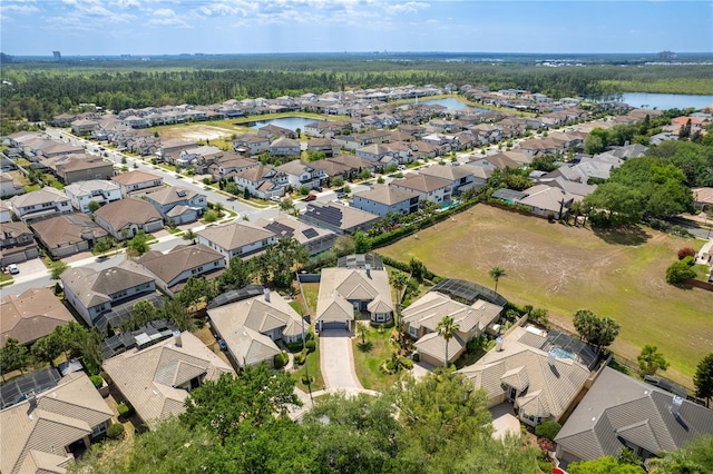 10662 Woodchase Cir, Orlando, FL 32836 - birds eye view of property featuring a water view and a residential view