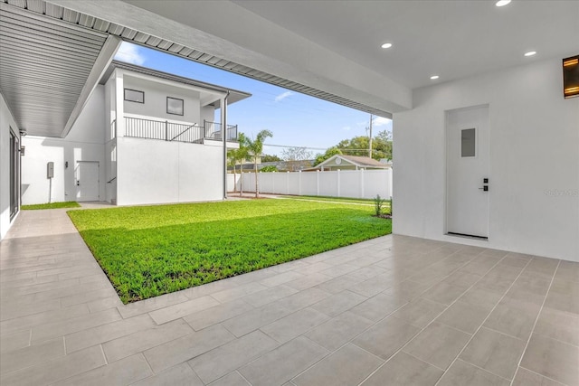 4405 Rockledge Rd, Orlando, FL 32807 - view of yard featuring fence and a patio area