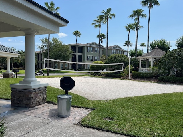 11446 Jasper Kay Ter Unit 202, Windermere, FL 34786 - view of community with a gazebo, volleyball court, and a lawn