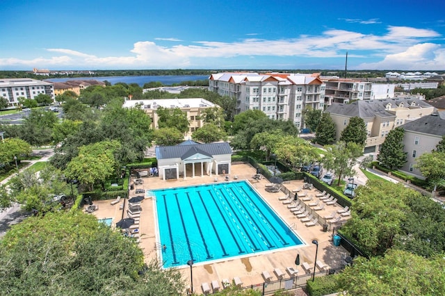 2240 Osprey Ave, Orlando, FL 32814 - community pool featuring a patio and a water view