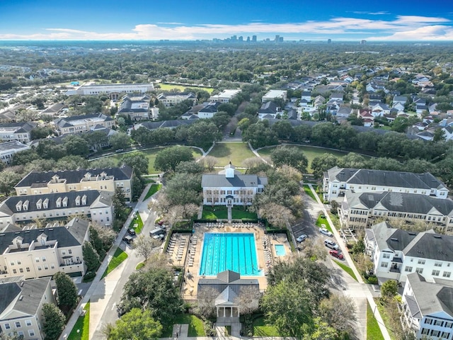 2240 Osprey Ave, Orlando, FL 32814 - aerial view of residential area featuring a pool