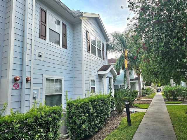 view of side of property
