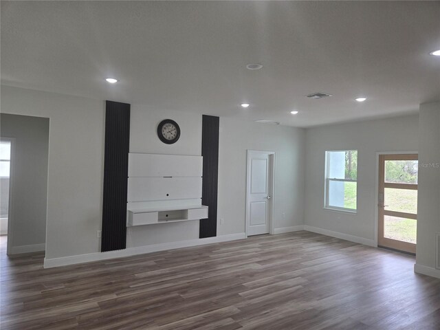 2644 SW 162 Nd Street Rd, Ocala, FL 34473 - spare room with recessed lighting, visible vents, baseboards, and wood finished floors