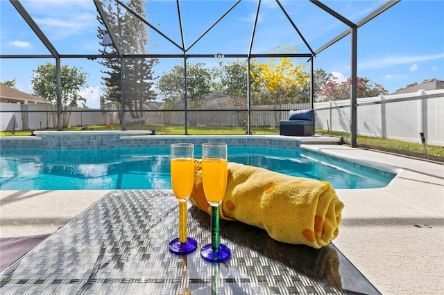 239 Longhirst Loop, Ocoee, FL 34761 - view of swimming pool featuring a fenced backyard, a patio, and a lanai
