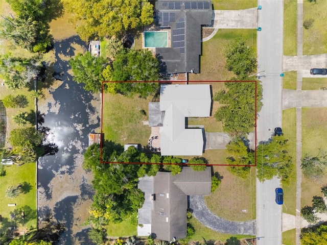 3204 Tradewinds Trl, Orlando, FL 32805 - aerial view of property's location featuring a pool area and property boundaries highlighted