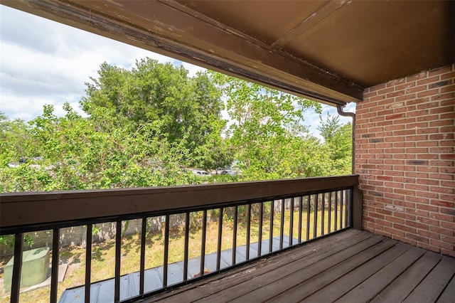 5060 Downing St Unit 6, Orlando, FL 32839 - view of wooden terrace