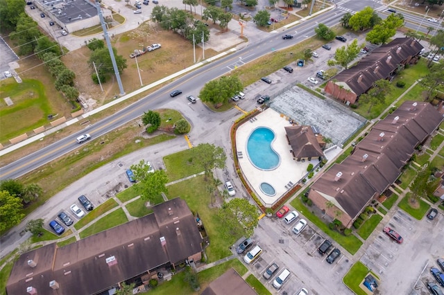 5060 Downing St Unit 6, Orlando, FL 32839 - aerial view of property's location featuring a pool
