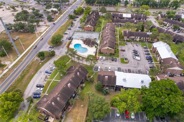 5060 Downing St Unit 6, Orlando, FL 32839 - aerial view of property and surrounding area featuring a pool