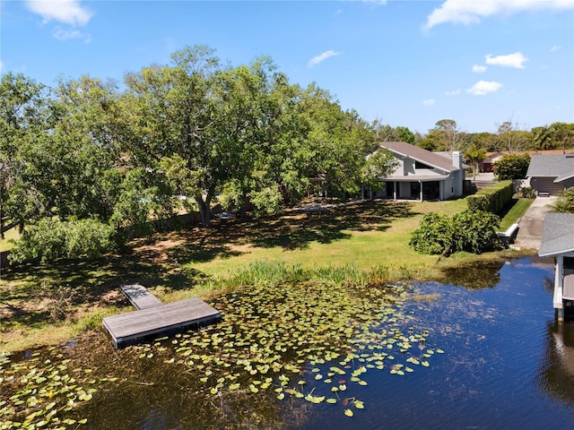 8616 Port Said St, Orlando, FL 32817 - view of yard with a water view