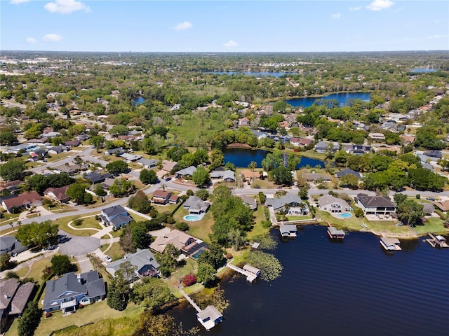 8616 Port Said St, Orlando, FL 32817 - aerial view with a water view and a residential view