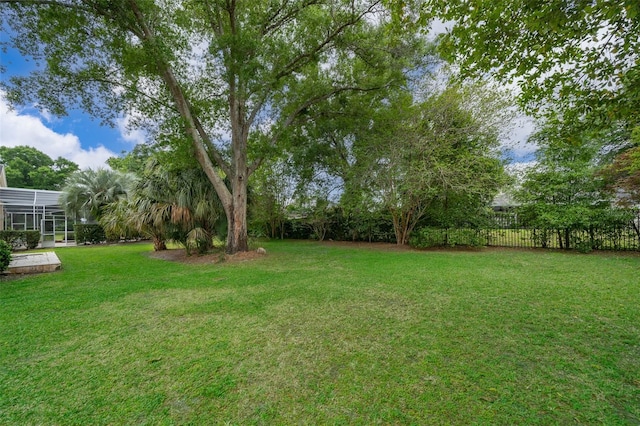 1709 Iverness Ct, Longwood, FL 32779 - view of yard featuring a lanai and fence
