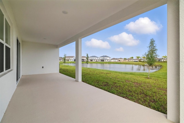 2152 Rock Maple Bnd, Kissimmee, FL 34746 - view of patio featuring a residential view and a water view