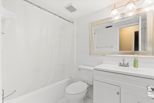 121 Teriwood St, Fern Park, FL 32730 - bathroom with visible vents, toilet, shower / tub combo, and vanity
