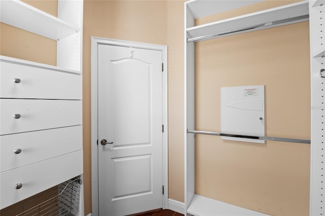 view of closet