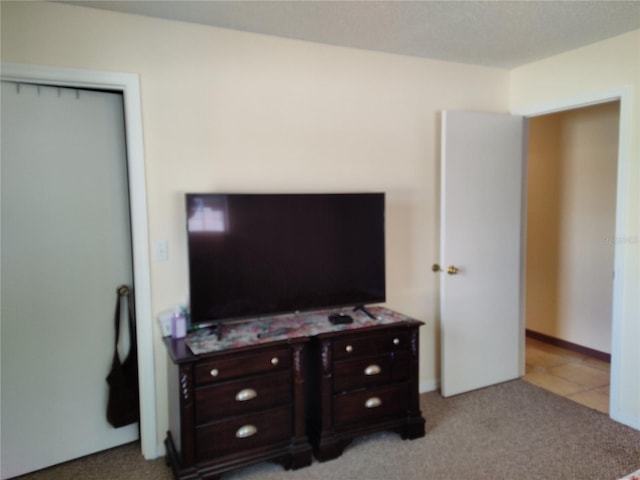bedroom featuring carpet flooring
