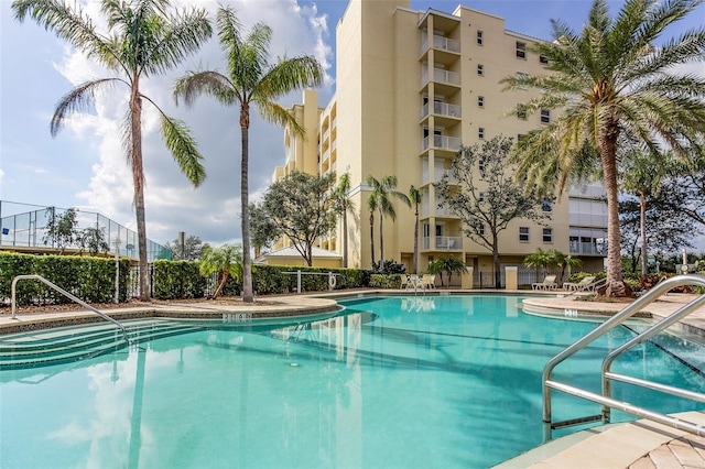 490 Sail Ln Unit 702, Merritt Island, FL 32953 - community pool with fence